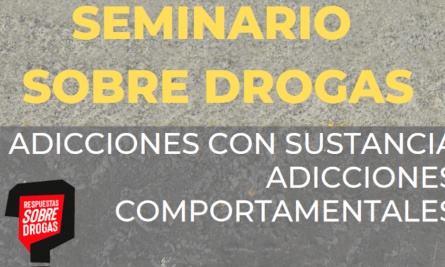 Adicciones con sustancia y adicciones comportamentales en el Seminario sobre Drogas de Cruz Roja Juventud