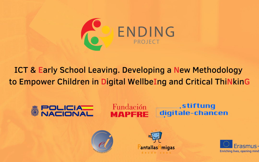 ENDING: fomento del pensamiento crítico y prevención del mal uso y abuso de Internet y móviles frente al abandono escolar prematuro