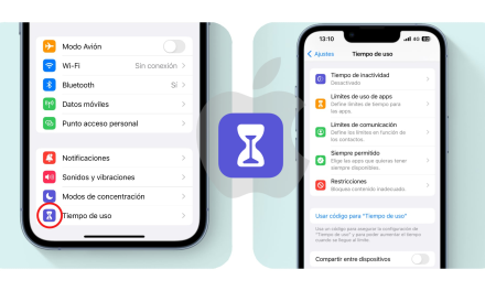 Tiempo de uso, Control Parental en iPhone e iPad