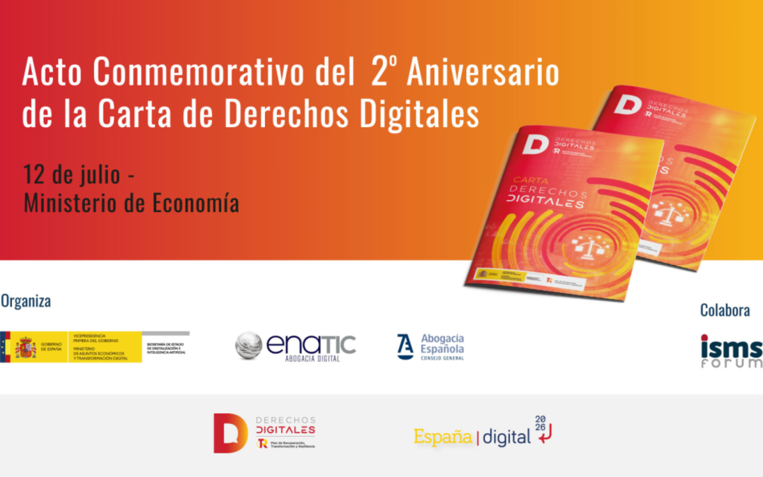 Acto Conmemorativo del 2º Aniversario de la Carta de Derechos Digitales