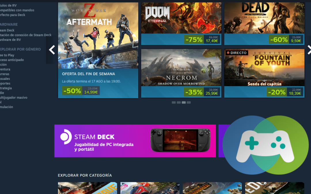 Cómo activar el Control Parental en la tienda digital de videojuegos Steam