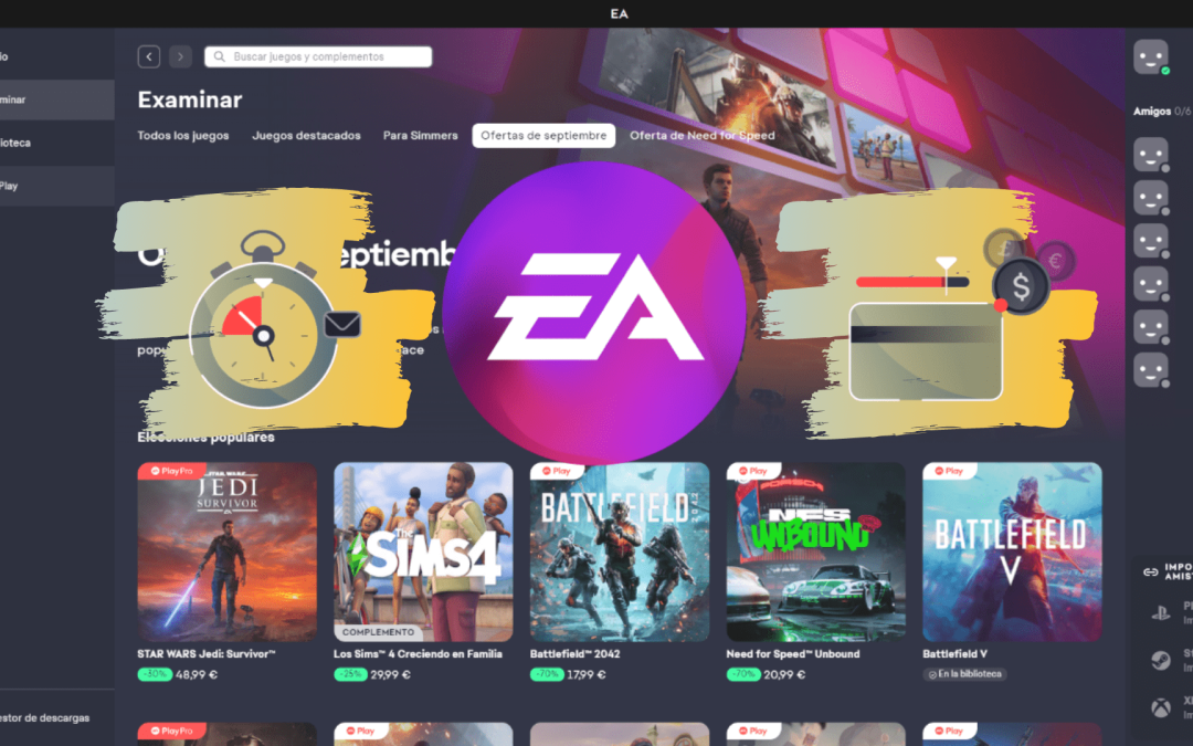 Cómo configurar el Control Parental en la tienda digital de videojuegos EA App