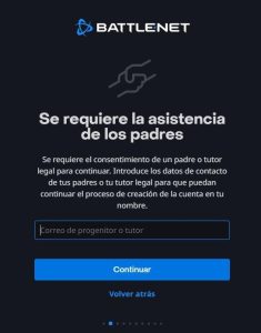 Battle.net - Cuenta adulto Control Parental