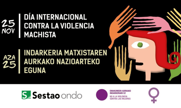 25N Día Internacional contra la Violencia Machista, Jornada en Sestao