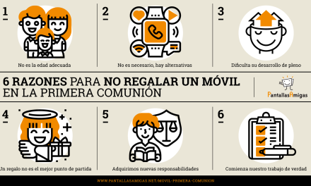 Seis razones para no regalar un móvil en la Primera Comunión