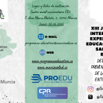 XIII Jornada de Intercambio de Experiencias en Educación para la Salud en la Escuela