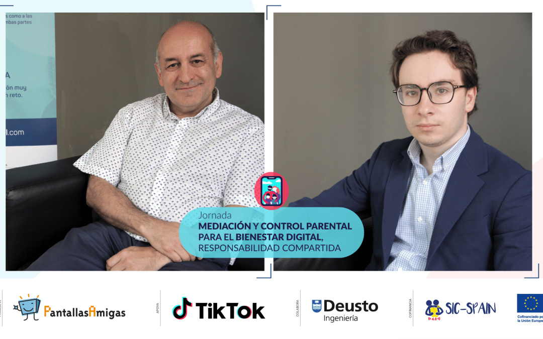 Reflexiones de Carles López y Andoni Eguíluz en la jornada “Mediación y control parental para el bienestar digital: una responsabilidad compartida”