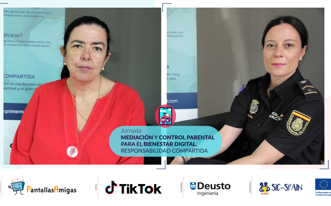 Reflexiones de Natalia Uriz y Marta Rico en la jornada “Mediación y control parental para el bienestar digital: una responsabilidad compartida”
