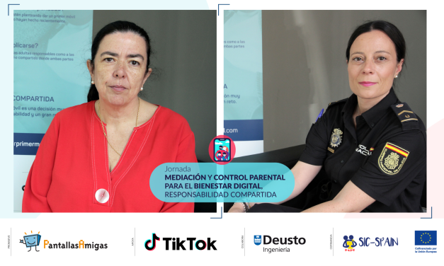 Reflexiones de Natalia Uriz y Marta Rico en la jornada “Mediación y control parental para el bienestar digital: una responsabilidad compartida”