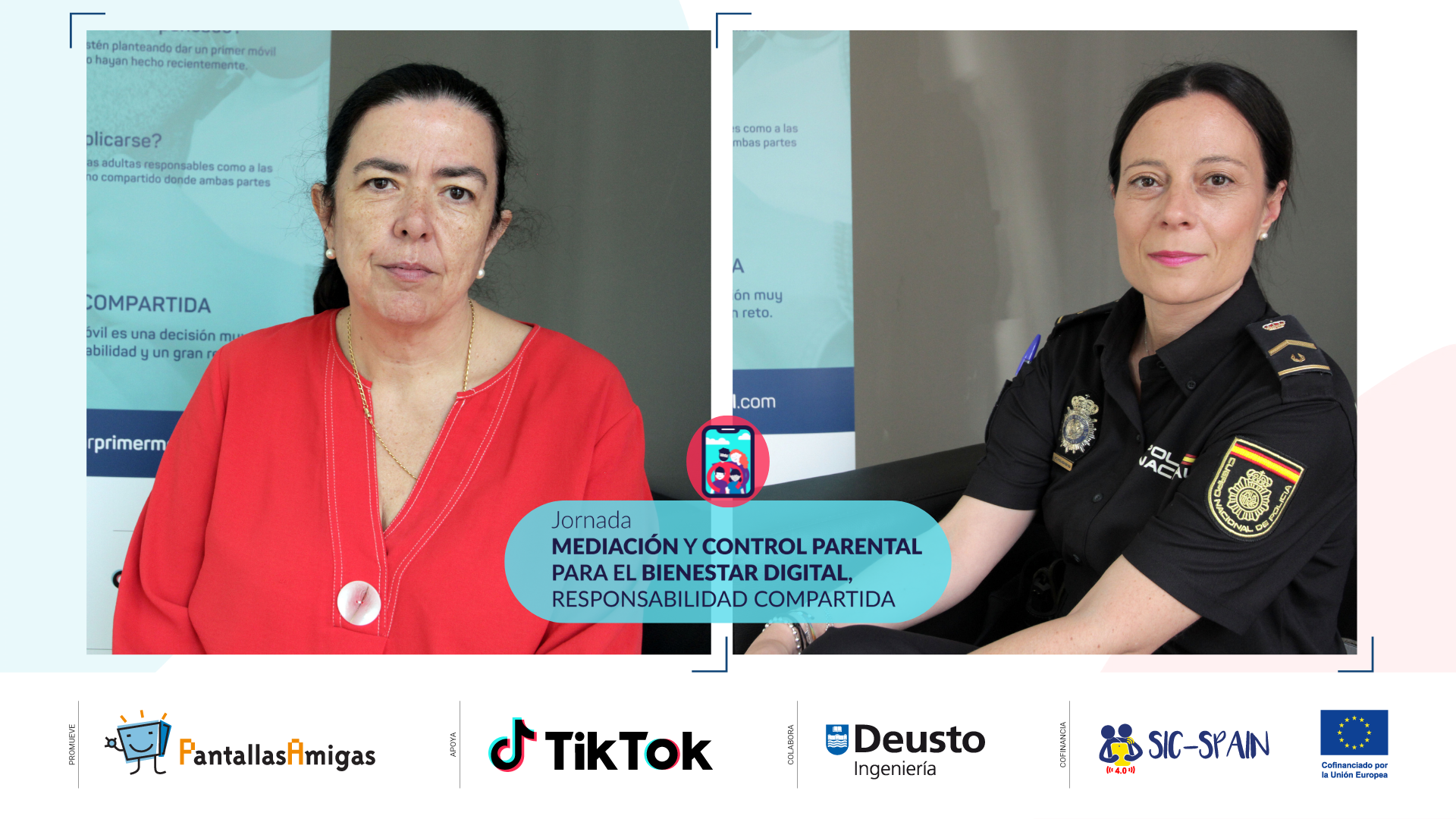 Reflexiones de Natalia Uriz y Marta Rico en la jornada “Mediación y control parental para el bienestar digital: una responsabilidad compartida” Reflexiones de Natalia Uriz y Marta Rico en la jornada “Mediación y control parental para el bienestar digital: una responsabilidad compartida”