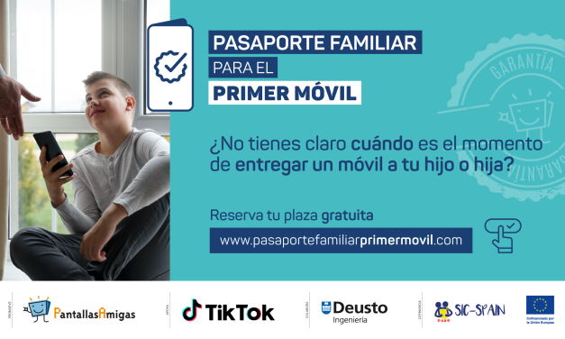 «Pasaporte Familiar para el Primer Móvil», acompañamiento y formación para decidir y preparar la entrega del primer smartphone