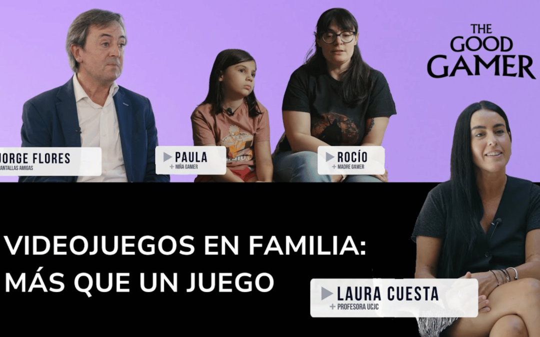 Videojuegos y familia: más que un juego. Video Podcast «The Good Gamer» de AEVI