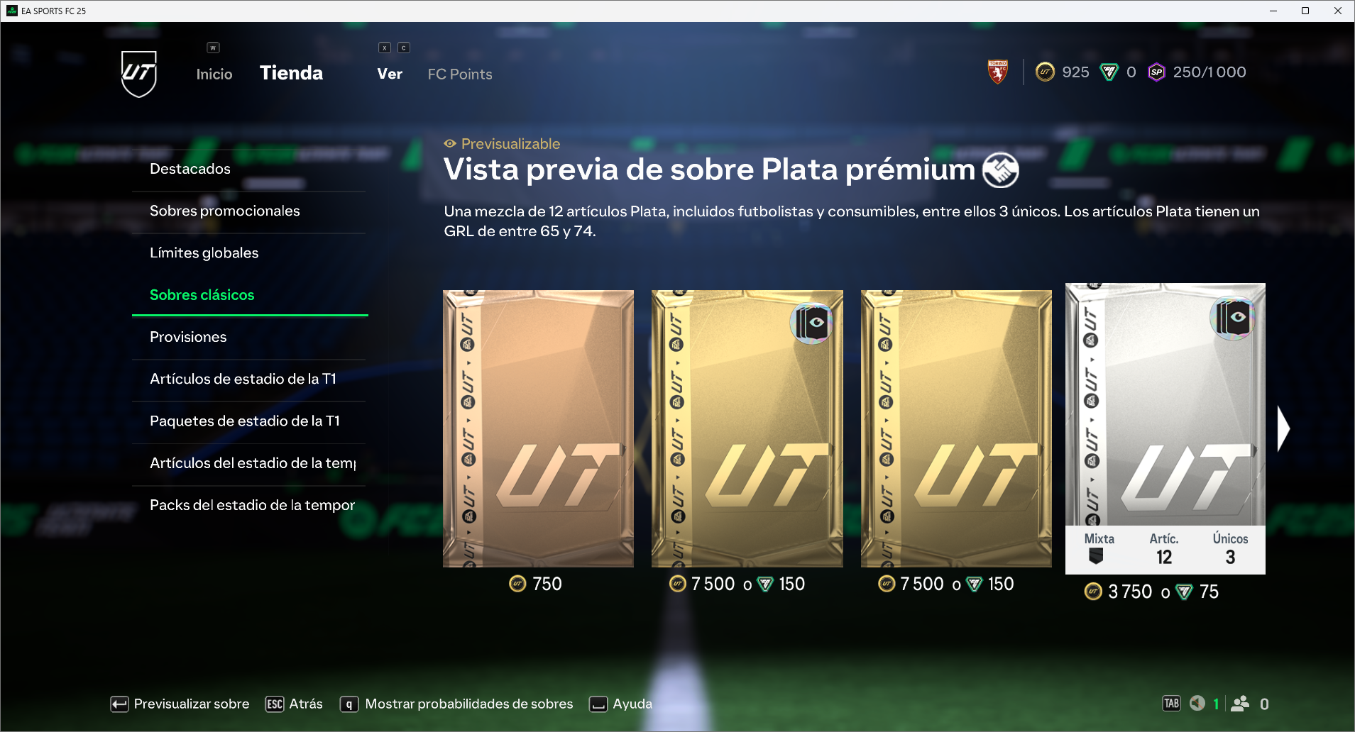 Ejemplo de Sobres clásicos Ejemplo de Sobres clásicos