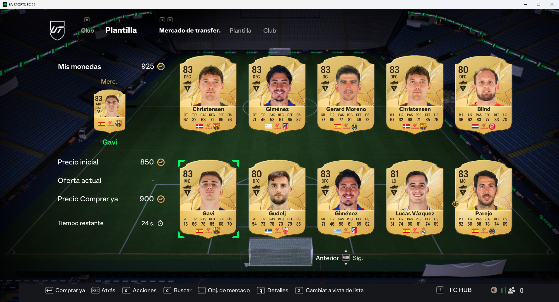 Ejemplo del mercado de trasferencias Ejemplo del mercado de trasferencias