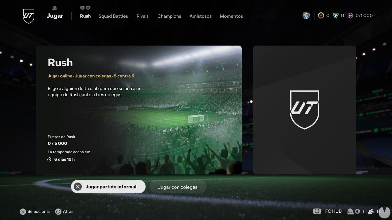 Modos de juego dentro de Ultimate Team en FC Modos de juego dentro de Ultimate Team en FC