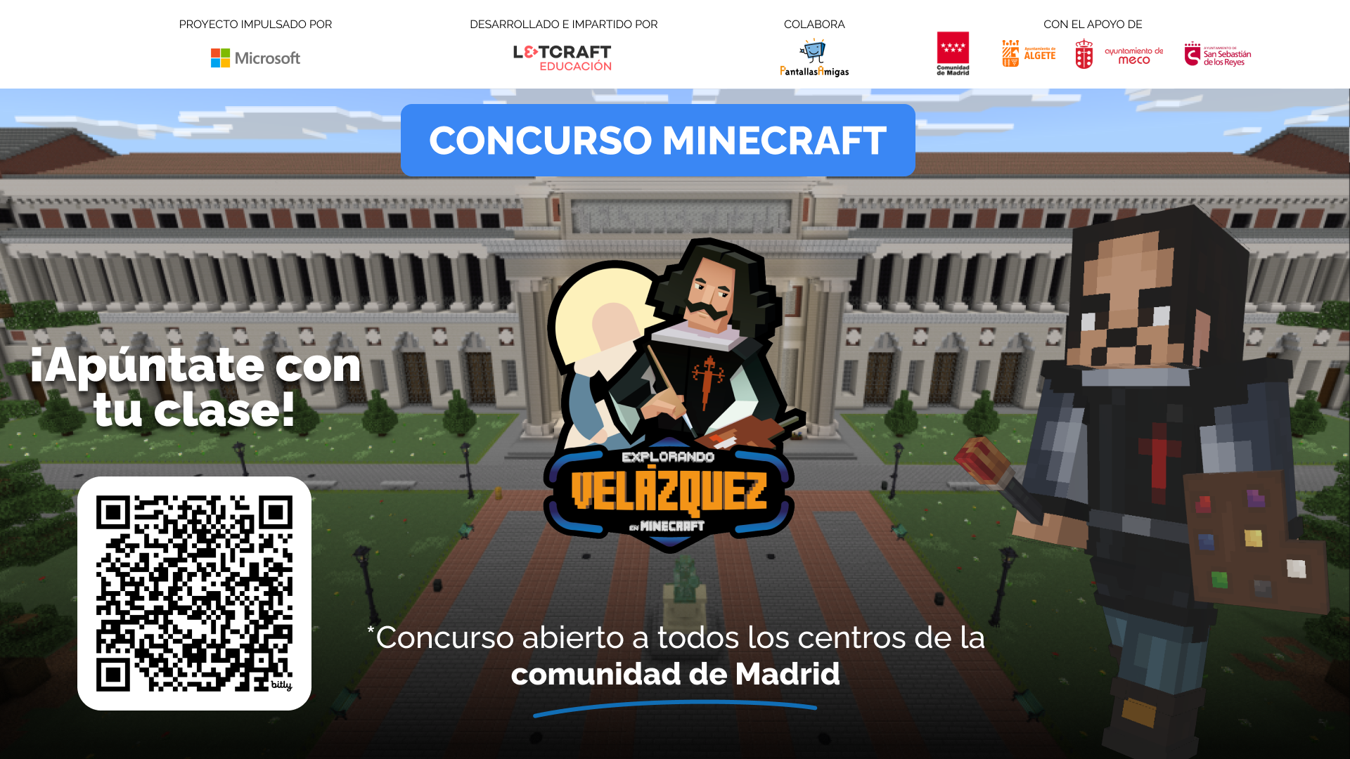 Concurso “Arte en la Nube Explorando Velázquez en Minecraft 2026” Concurso “Arte en la Nube Explorando Velázquez en Minecraft 2026”
