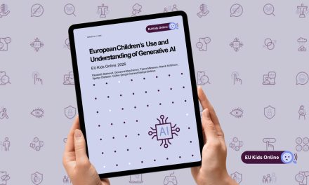 Informe de EU Kids Online 2026 sobre el uso y comprensión de la IA generativa por parte de niñas y niños europeos