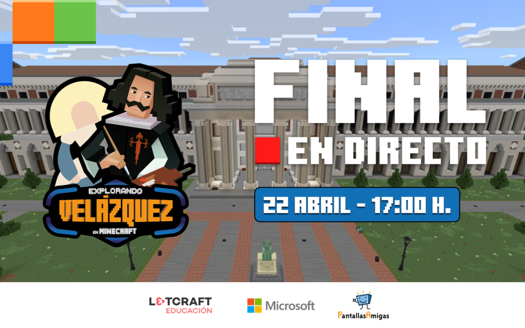 Evento final del I Concurso Arte en la Nube: Explorando Velázquez en Minecraft Education