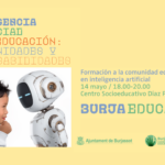 PantallasAmigas formará en Inteligencia Artificial a las familias de Burjassot a través del proyecto «BurjaEduca 2026»