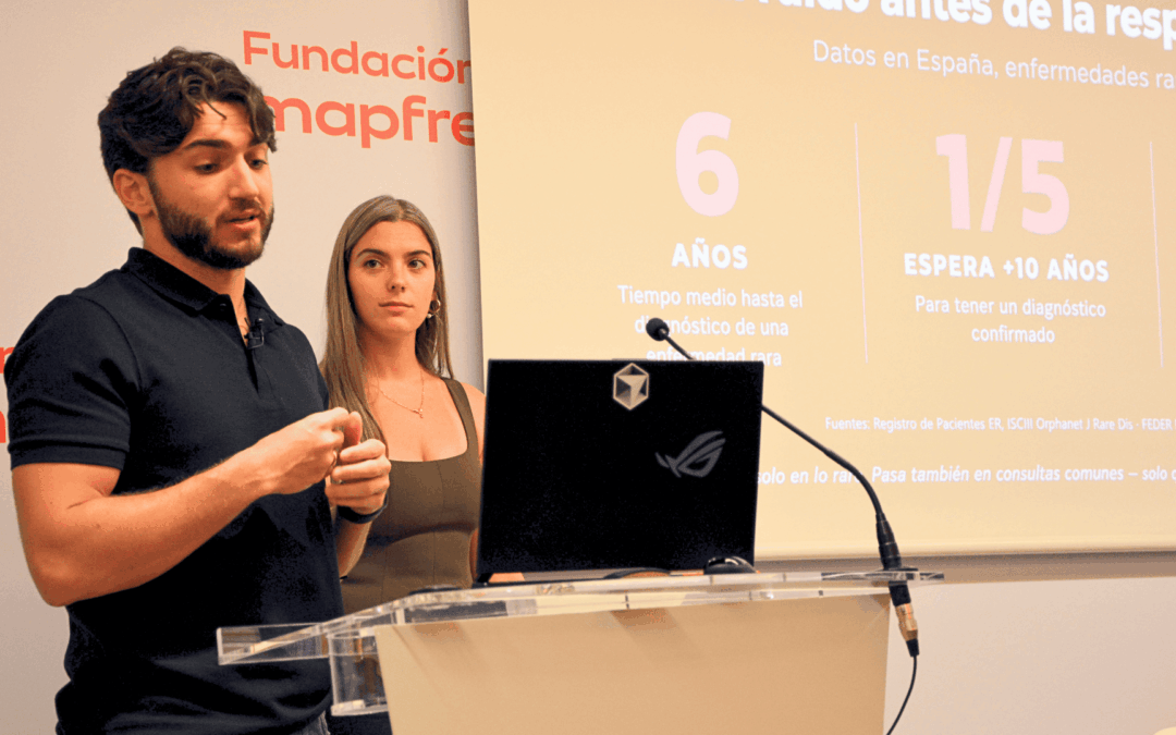 Olga Fernández y Juan José do Olmo de AI, Drugs & robots, realizaron la ponencia-taller: «Del diagnóstico al cuidado: cómo la IA puede empoderar a pacientes y familias», en las VI Jornadas Salud Digital