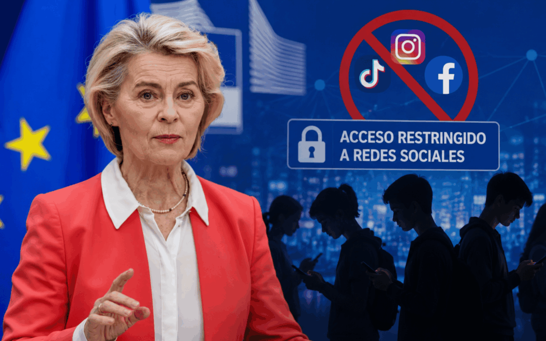 La Comisión Europea planteará una edad mínima para acceder a las redes sociales y servicios digitales